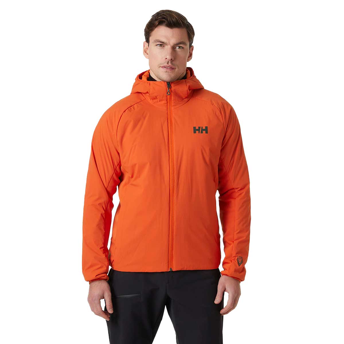 Helly Hansen Odin Lightweight Stretch Hooded Insulator 2.0 Jacket Men's in Patrol Orange